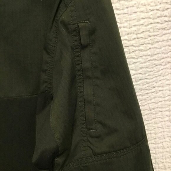 5.11 Tactical Softshell Quarter Zip Military Jacket Size Medium Army Green - Picture 4 of 14